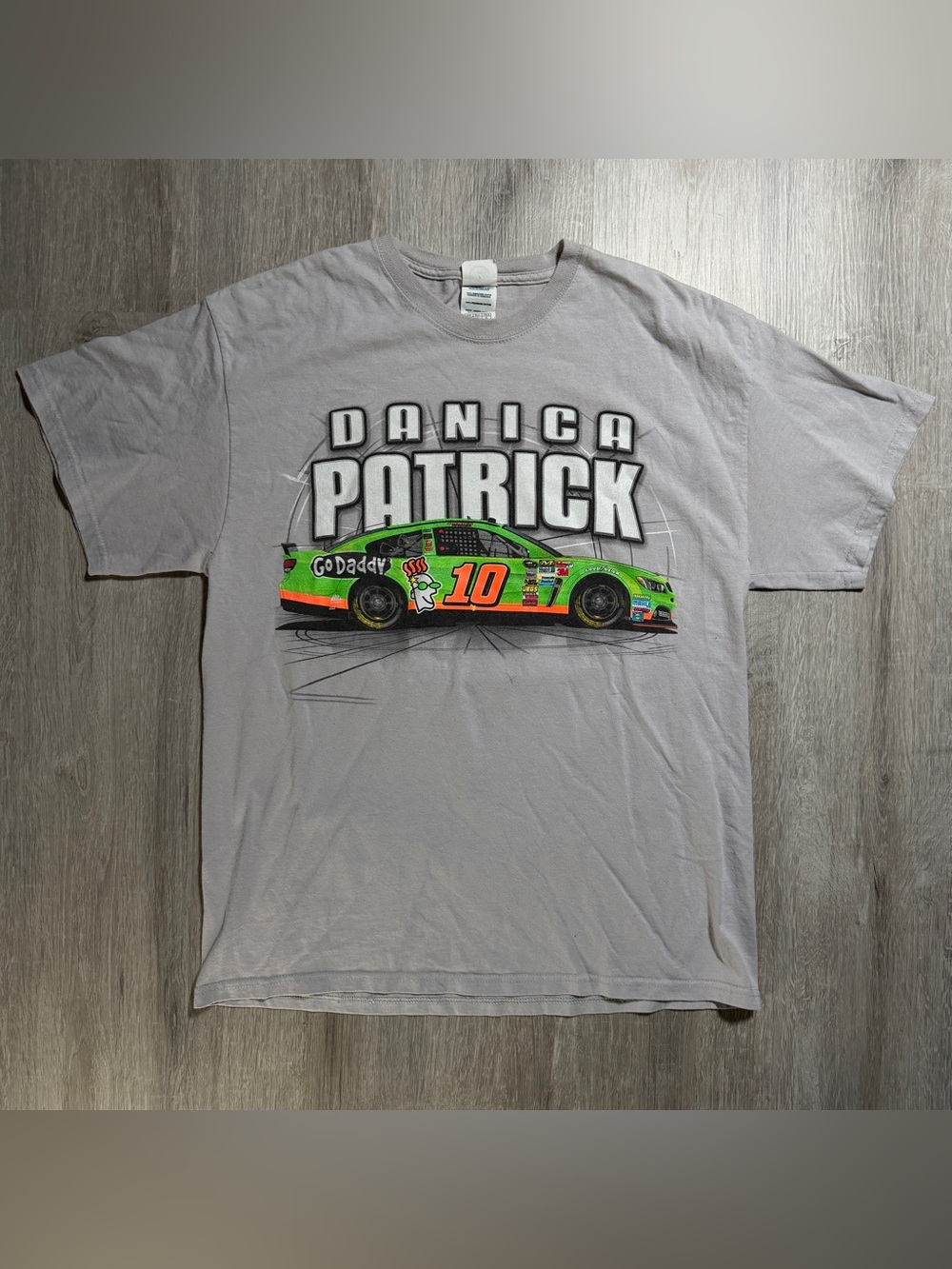 Danica Patrick #10 GoDaddy NASCAR Stewart-Haas Racing T-Shirt Large Racing
